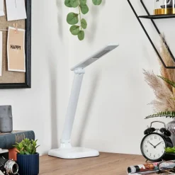 hofstein Munkdrup Lampe à poser, Liseuse LED Blanc, 1 lumière