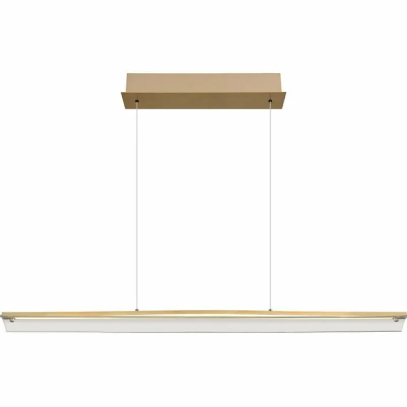 Luminaires Globo Lighting Muriella Suspension LED Laiton, 1 lumière
