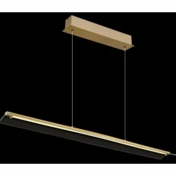 Luminaires Globo Lighting Muriella Suspension LED Laiton, 1 lumière