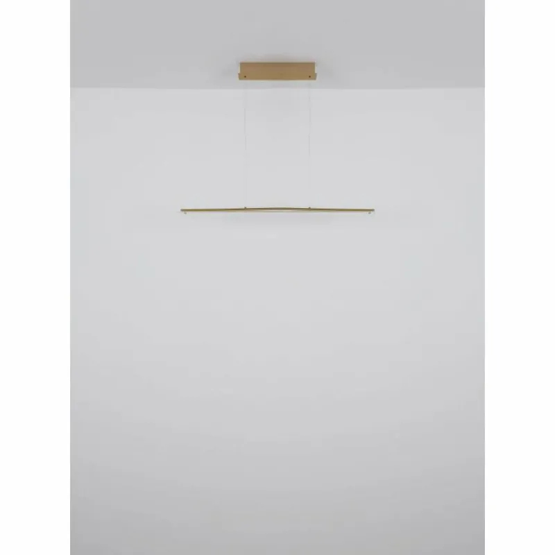 Luminaires Globo Lighting Muriella Suspension LED Laiton, 1 lumière