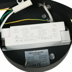 Luminaires Steinhauer Mykty Plafonnier LED Noir, 1 lumière* Éclairage Led