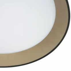 Lampes Dorées-Luminaires Steinhauer Mykty Plafonnier LED Or, Noir, 1 lumière