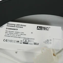 Lampes Dorées-Luminaires Steinhauer Mykty Plafonnier LED Or, Noir, 1 lumière