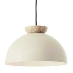 Luminaires Scandinaves-Luminaires Brilliant Nalam Suspension Beige, 1 lumière