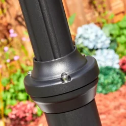 Luminaires Rustiques-hofstein Naofe Réverbère, Eclairage de chemin Noir, 1 lumière