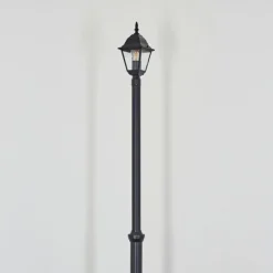 Luminaires Rustiques-hofstein Naofe Réverbère, Eclairage de chemin Noir, 1 lumière