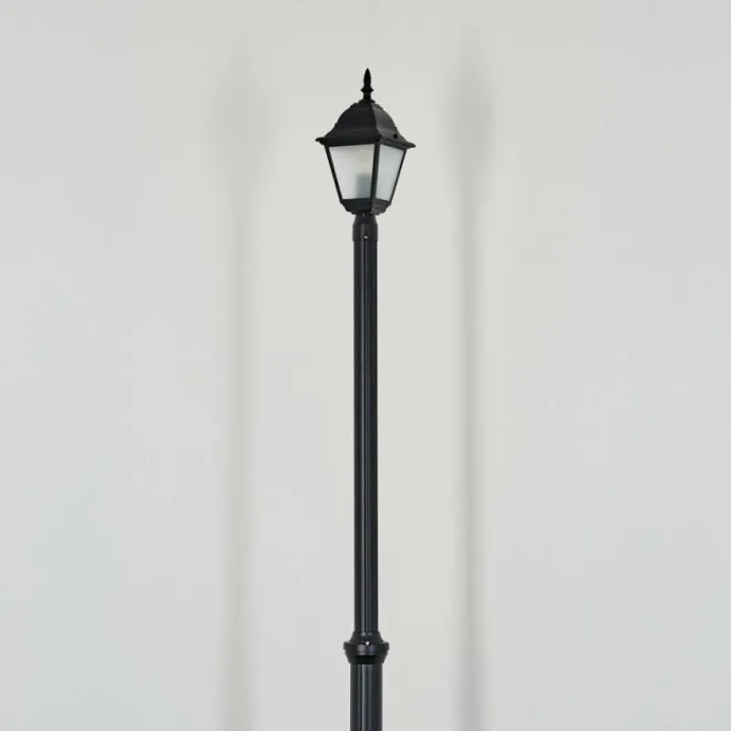 Luminaires Rustiques-hofstein Naofe Réverbère, Eclairage de chemin Noir, 1 lumière