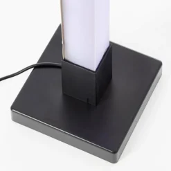 Lampes Industrielles-Luminaires Brilliant Neele Lampadaire LED Noir, 1 lumière, Télécommandes