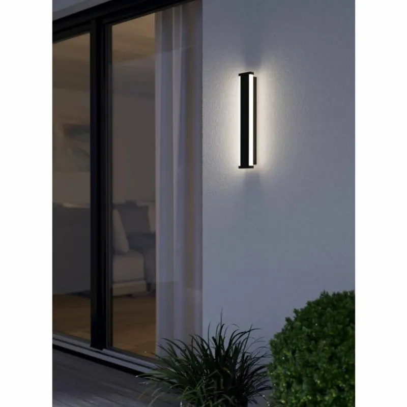 Luminaires Eglo NEVIANO Lampe murale d´extérieur LED Noir, 2 lumières