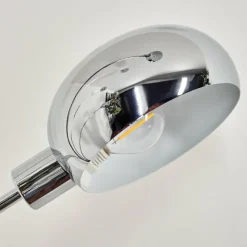 hofstein Nikkala Lampadaire Chrome, Marbre, Blanc, 5 lumières