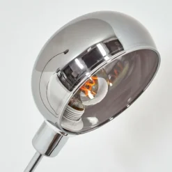 hofstein Nikkala Lampadaire Chrome, Blanc, 3 lumières