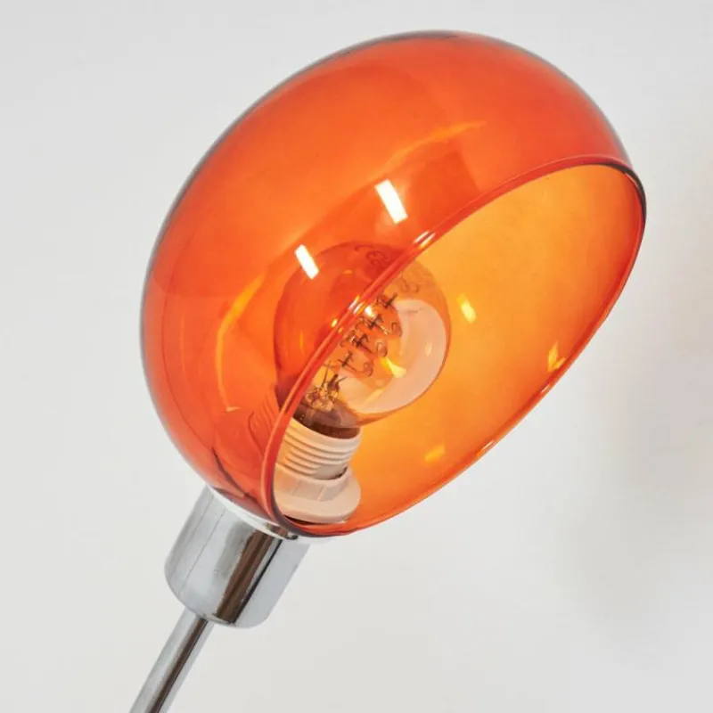 hofstein Nikkala Lampadaire Chrome, Blanc, 3 lumières