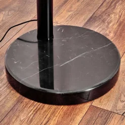 hofstein Nikkala Lampadaire Marbre, Noir, 5 lumières