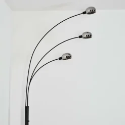 hofstein Nikkala Lampadaire Noir, 3 lumières