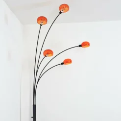 hofstein Nikkala Lampadaire Noir, 5 lumières