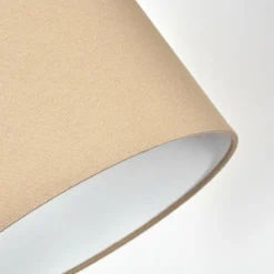 Lampes En Tissu-hofstein Nobar Lampadaire, Liseuse Beige, 1 lumière