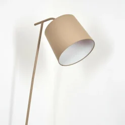 Lampes En Tissu-hofstein Nobar Lampadaire, Liseuse Beige, 1 lumière