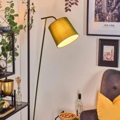 Lampes En Tissu-hofstein Nobar Lampadaire, Liseuse Vert, 1 lumière