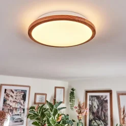 Luminaires Scandinaves-hofstein Nogueira Plafonnier, Panel LED Écru, Blanc, 1 lumière