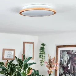 Luminaires Scandinaves-hofstein Nogueira Plafonnier, Panel LED Écru, Blanc, 1 lumière