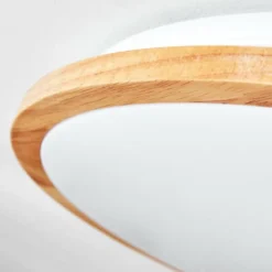 Luminaires Scandinaves-hofstein Nogueira Plafonnier, Panel LED Écru, Blanc, 1 lumière, Télécommandes