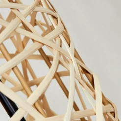 Lampes Dorées-hofstein Nordby Lampadaire Noir, 3 lumières