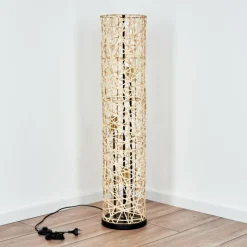 Lampes Dorées-hofstein Nordby Lampadaire Noir, 3 lumières