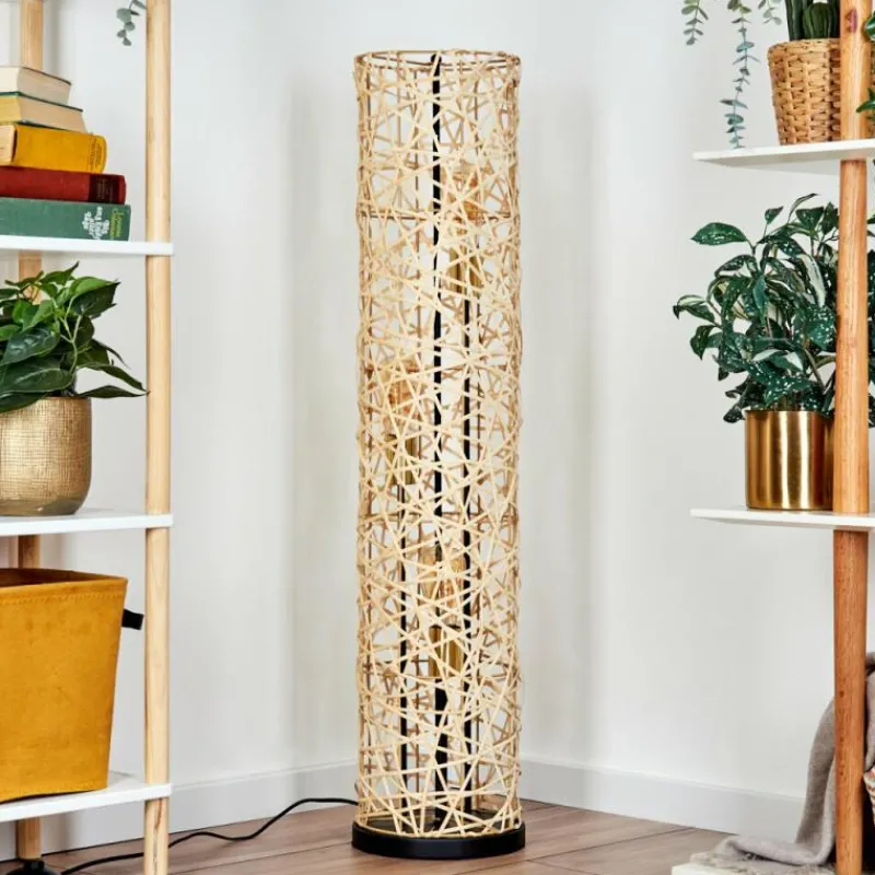 Lampes Dorées-hofstein Nordby Lampadaire Noir, 3 lumières