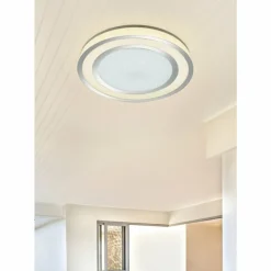 Luminaires Reality NORIAKI Plafonnier, Spot de plafond LED Chrome, 1 lumière, Télécommandes* Éclairage Led