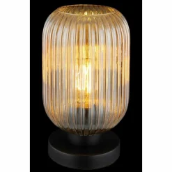 Luminaires Globo Lighting Normy Lampe à poser Noir, 1 lumière