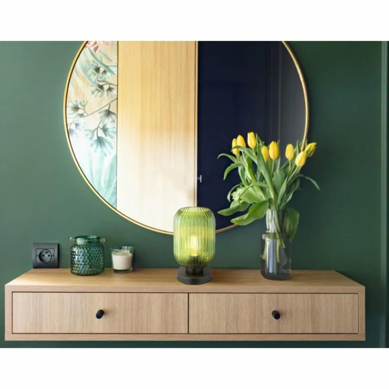 Luminaires Globo Lighting Normy Lampe à poser Noir, 1 lumière