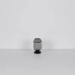 Suspension Verre Fumé-Luminaires Globo Lighting Normy Lampe à poser Noir, 1 lumière