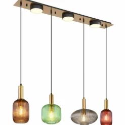 Luminaires Globo Lighting NORMY Suspension Laiton, 4 lumières