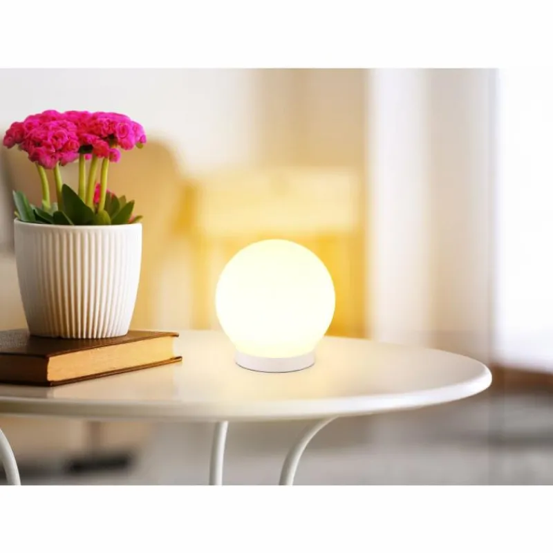 Luminaires Globo Lighting Norta Lampe à poser Blanc, 1 lumière