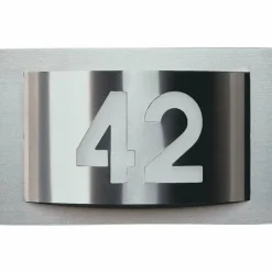 Luminaires Albert Leuchten Numéro d'adresse éclairé Albert 6002 Acier inoxydable, 1 lumière