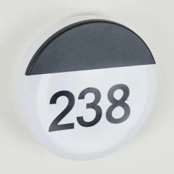 hofstein Numéro d'adresse éclairé Eppeland LED Noir, 1 lumière