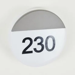 hofstein Numéro d'adresse éclairé Eppeland LED Anthracite, 1 lumière