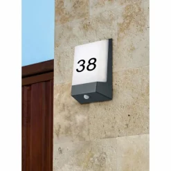 Luminaires Trio Numéro d'adresse éclairé Trio-Leuchten Kasai LED Anthracite, 1 lumière