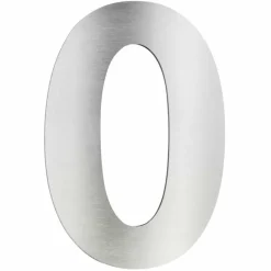 Luminaires LCD Numéros de maison LCD 0 Acier inoxydable