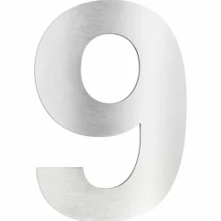 Luminaires LCD Numéros de maison LCD 9 Acier inoxydable