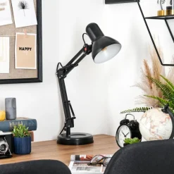 hofstein Nurmasuando Lampe à poser, Liseuse Noir, 1 lumière