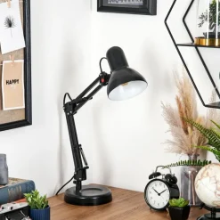 hofstein Nurmasuando Lampe à poser, Liseuse Noir, 1 lumière