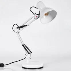hofstein Nurmasuando Lampe à poser, Liseuse Noir, Blanc, 1 lumière
