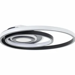 Lampes Industrielles-Luminaires Brilliant Opame Plafonnier LED Noir, 1 lumière, Télécommandes