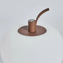 hofstein Opsaheden Lampe à poser LED Brun, Blanc, 1 lumière