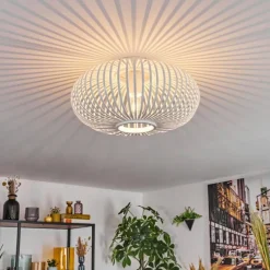 Luminaires Scandinaves-hofstein Oravi Plafonnier Blanc, 1 lumière