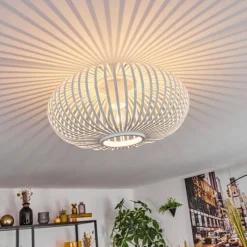 Luminaires Scandinaves-hofstein Oravi Plafonnier Blanc, 1 lumière