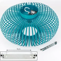 hofstein Oravi Plafonnier Bleu, 1 lumière