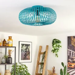 hofstein Oravi Plafonnier Bleu, 1 lumière