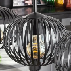 hofstein Oravi Suspension Noir, 4 lumières